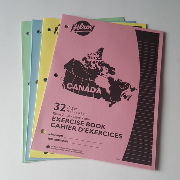4 Pcs Hilroy Exercise Book 32 pages - Picture 2 of 4